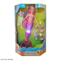 КУКЛА РУСАЛКА С МЯГКИМ ХВОСТОМ С АКСЕСС. СО СВЕТОМ,КОР.24*5,6*36,7СМ купить оптом и в розницу КУКЛА РУСАЛКА С МЯГКИМ ХВОСТОМ С АКСЕСС. СО СВЕТОМ,КОР.24*5,6*36,7СМ купить оптом и в розницу на базе игрушек